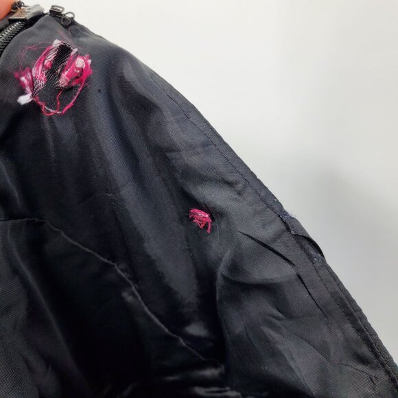 Vintage Morgan and Co Y2K Black Blue Whimsigoth Fairy Hoco Mini Formal Dress - Picture 8 of 10